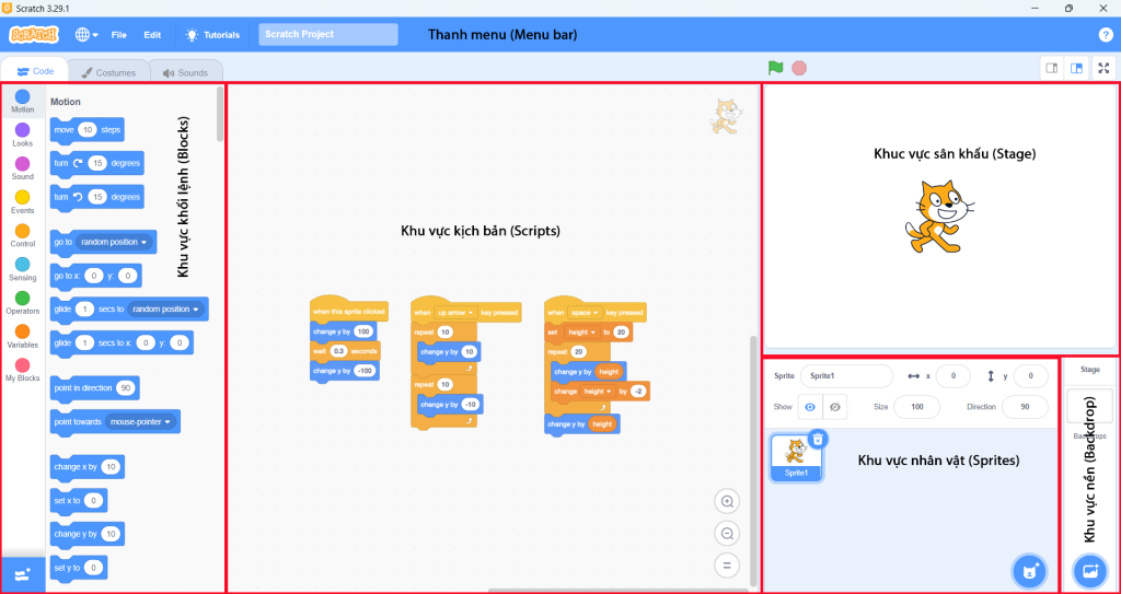 Hướng dẫn lập trình Scratch chi tiết dễ hiểu